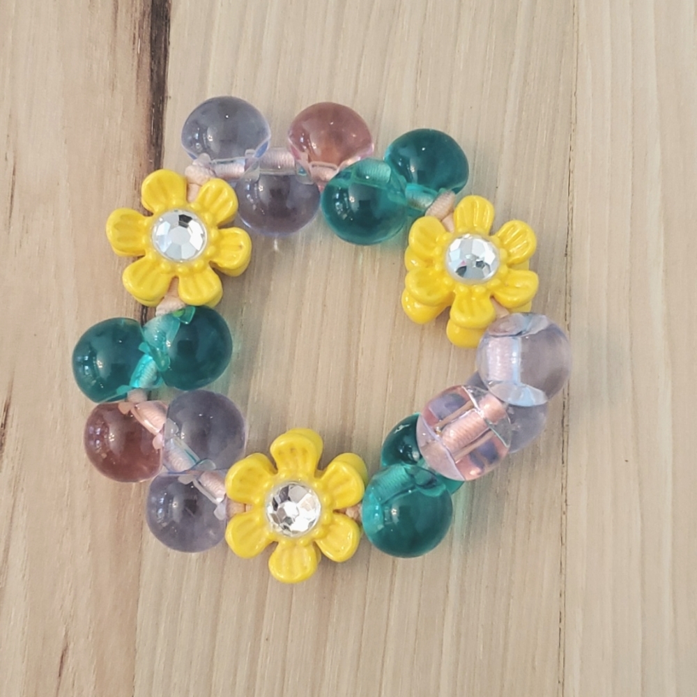 GYMBOREE 🌸 Flower Bead Bracelet